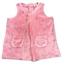 Vestido rosa corações TEDDY BOOM - 6 a 9 meses - Teddy Boom