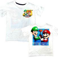 Camiseta Infantil Mario Bross - 4 anos - Não informada