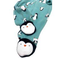 Macacão fleece pinguim CARTER’S - Recém Nascido - Carter`s