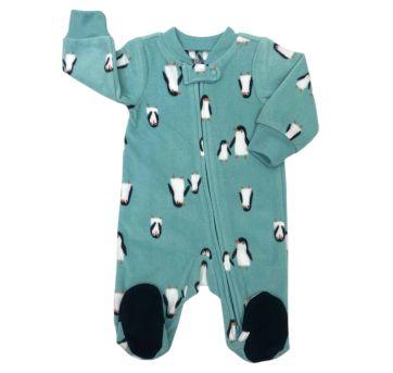 Macacão fleece pinguim CARTER’S - Recém Nascido - Carter`s