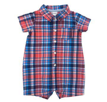 Romper Xadrez Carter’s - 6 meses - Carter`s