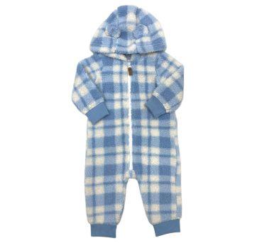 Macacão xadrez de sherpa Carter’s - 9 meses - Carter`s