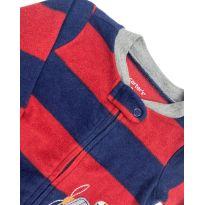Macacão Fleece listrado Carter’s - 3 meses - Carter`s