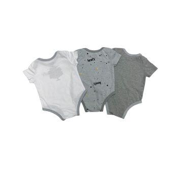 Kit 3 Bodys Levi’s - 3 meses - Levi`s