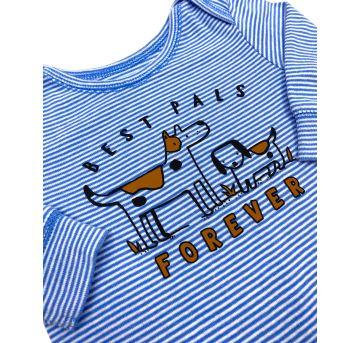 Macacão CARTER’S Azul Listrado - 3 meses - Carter`s