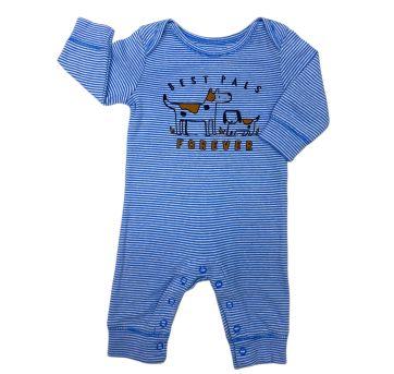 Macacão CARTER’S Azul Listrado - 3 meses - Carter`s
