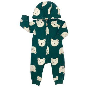 Macacão com Capuz Verde de Ursos CARTER’S - 9 meses - Carter`s
