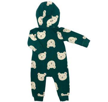 Macacão com Capuz Verde de Ursos CARTER’S - 9 meses - Carter`s