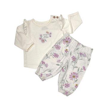 Conjunto Carter’s Floral Menina - 3 meses - Carter`s