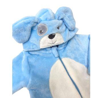 Macacão Kigurumi Cachorrinho - 9 a 12 meses - etiqueta foi cortada