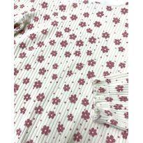 Blusa Canelada Manga Cumprida - 4 anos - Poim