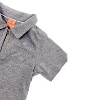 Camisa Polo Cinza - 2 anos - Brooksfield Júnior