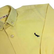 Camisa Infantil Reserva Mini Amarela com Logo Bordado - 5 anos - Reserva mini