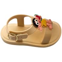 Sandália Infantil Bege Magali Turma da Mônica - 19 - Sem etiqueta Importado