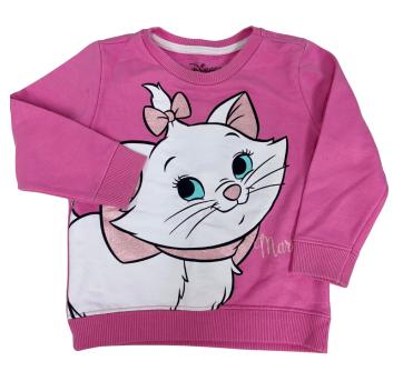 Blusa Infantil Disney Marie Rosa com Estampa Brilhante - 5 anos - Sem etiqueta Importado