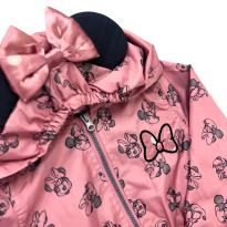 Jaqueta Infantil Rosa Estampada da Minnie com Capuz e Laço – Disney - 5 anos - Disney Store