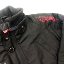 Jaqueta Infantil Preta Estampada Hot Wheels – Forrada e Quentinha - 10 anos - Hot Wheels