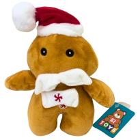 Pelúcia Ursinho Natalino com Gorro – Macio e Decorativo - Sem faixa etaria - Toys & Kids