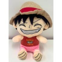 Pelúcia Boneco Estilo Anime com Chapéu – Macio e Divertido - Sem faixa etaria - Sem etiqueta Importado