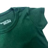 Body Infantil Verde Reserva Mini – Manga Curta com Botões de Pressão - 1 ano - Reserva mini