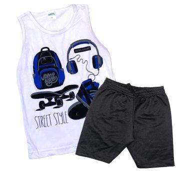 Conjunto de verão masculino - 10 anos - Não informada