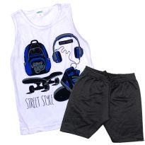 Conjunto de verão masculino - 10 anos - Não informada