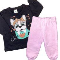 Conjunto de inverno - 0 a 3 meses - Não informada