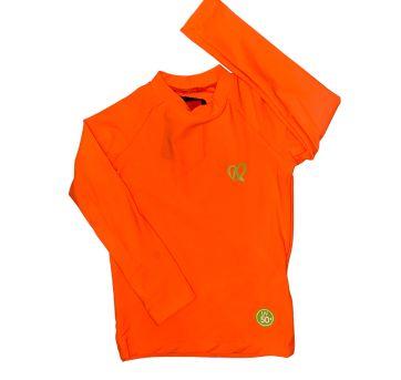 Camiseta UV laranja - 2 anos - Não informada