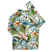 Camiseta Uv Plantas - 6 anos - Não informada