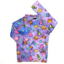 Camiseta Uv roxa - 2 anos - Não informada