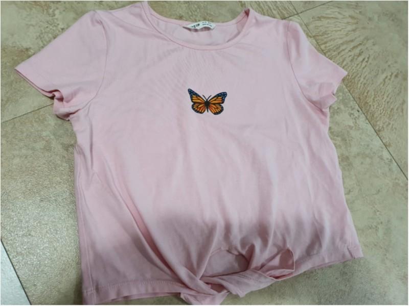 blusa borboleta shein
