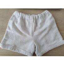 Shorts em Linho Cru Ofh White Tam 8 - 8 anos - Sem marca