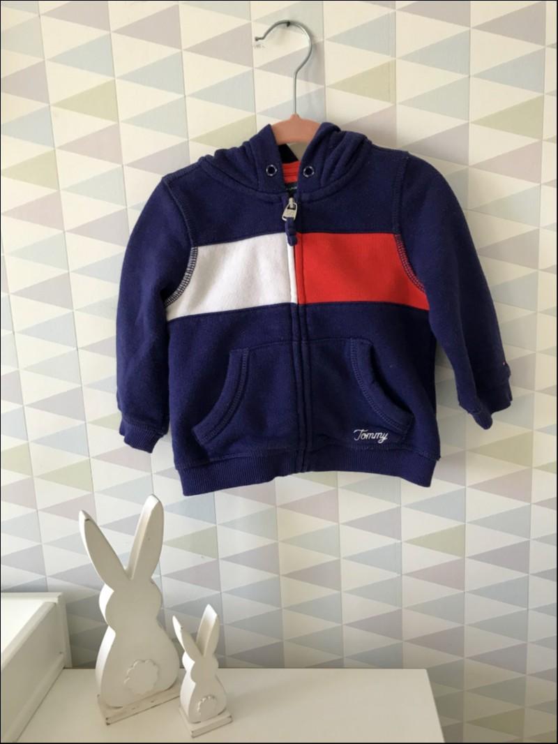 teddy moletom com capuz tommy hilfiger