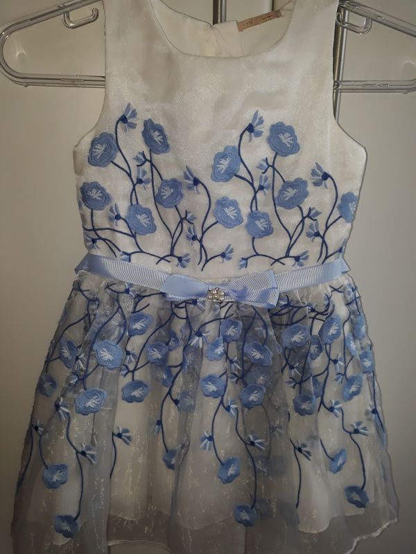 vestido petit cherie azul