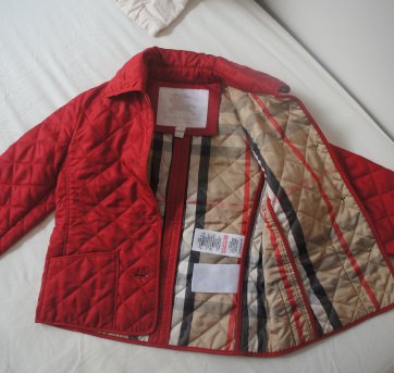 Casaco Burberry Vermelho - 3 anos - Burberry