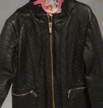jaqueta de couro menina