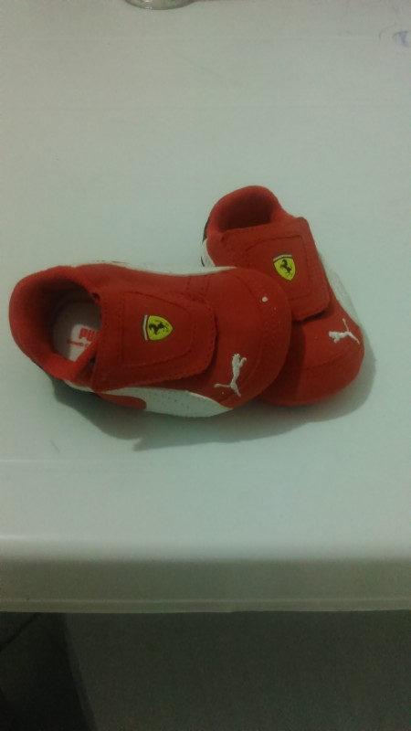 Sapatinho masculino puma com logo da Ferrari. NOVO!! LINDO!!! 11 CM. 18 no  Ficou Pequeno - Desapegos de Sapatos quase novos ou nunca usados para  bebês, crianças e mamães. 112245