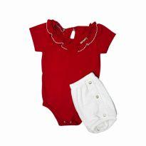 Conjunto Gola Babada - 3 a 6 meses - Trick Nick