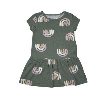 Vestido Carter`s Rainbow Jersey Dress - 4 anos - Carter`s