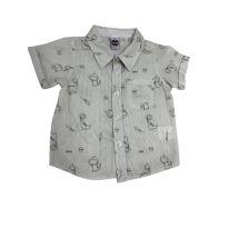 CAMISA SOCIAL COM BOTÕES - 1 ano - Tip Top