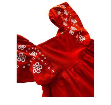 Vestido Infantil Menina Midi Flamê - 4 anos - Fakini