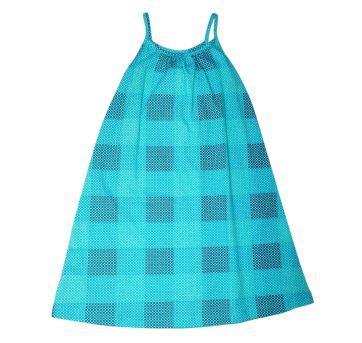 Vestido Xadrez de alça - 4 anos - Fakini