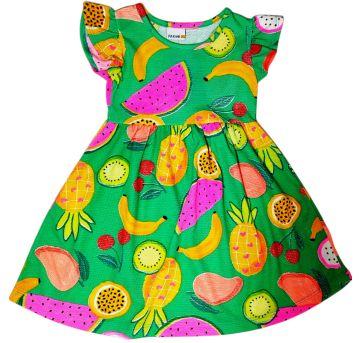 Vestido estampa Frutadinho - 2 anos - Fakini