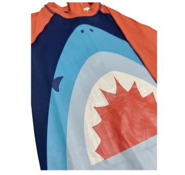 Macacão Infantil UV Manga Longa Tubarão – Praia e Piscina - 2 anos - Tip Top