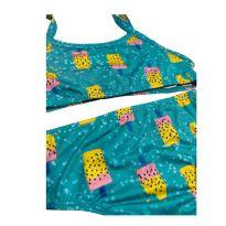 Biquíni Infantil com Estampa de Picolés – Verde Turquesa - 10 anos - Boca Grande