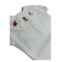 Body Babador com Frutas - 9 a 12 meses - Baby Tricot