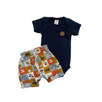 Conjuntinho azul, tamanho M - 3 a 6 meses - Koala Baby