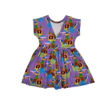 Vestido estampadinho Fábula - 8 anos - Fábula