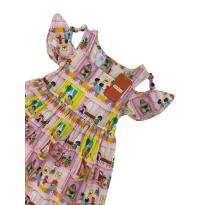 Vestido Estampadinho - 6 anos - Alphabeto