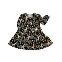 Vestido Infantil Menina em Linho Preto - 12 anos - Nanai